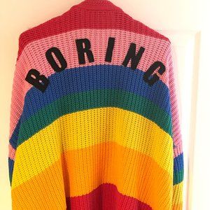 Lazy Oaf Rainbow Cardigan
